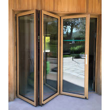 Wooden Aluminium Folding Doors Exterior