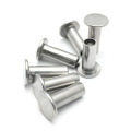 30pcs M2.3 Flat head Semi-tubular rivet Flats round heads Hollow Stainless steel 304 rivets 2.5mm Length