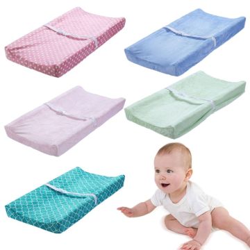 Simple Portable Leisure Soft Changing Pad Cover Reusable Changing Table Sheets Breathable Baby Nursery Supplies