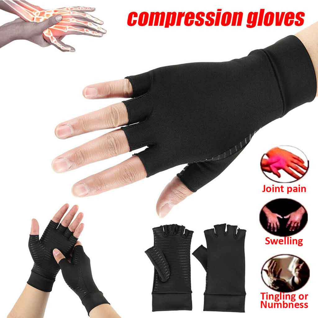 25# Winter Men Gloves Slip Windproof Windstopers Snowboard Gloves Compression Arthritis Gloves Carpal Tunnel Joint Pain Glove