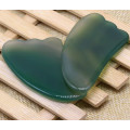 Rose Green Jade Guasha Board Natural Stone Scraper Chinese Gua Sha Tools For Face Neck Back Body Acupuncture Massager Face Lift