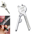 Edc gear Mini Utili Key shape ring pocket Opener Screwdriver keychain kit Tool survive Multi utility tactical Multipurpose Knife