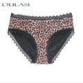 Menstrual Panties Leopard Print Women's Underwear Four Layers Leakproof Pants Bamboo Fiber Period Briefs Hot Sexy Lingerie New