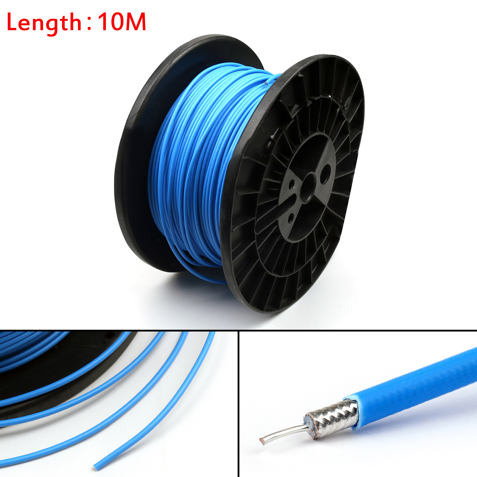Areyourshop RG402 RF Coaxial Cable Connector Semi-rigid RG-402 Coax Pigtail 10m 30m New Cable Connector