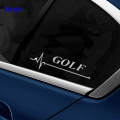2pcs golf Car windows sticker For VW GTI golf6 golf7 MK4 mk5 mk6 mk7