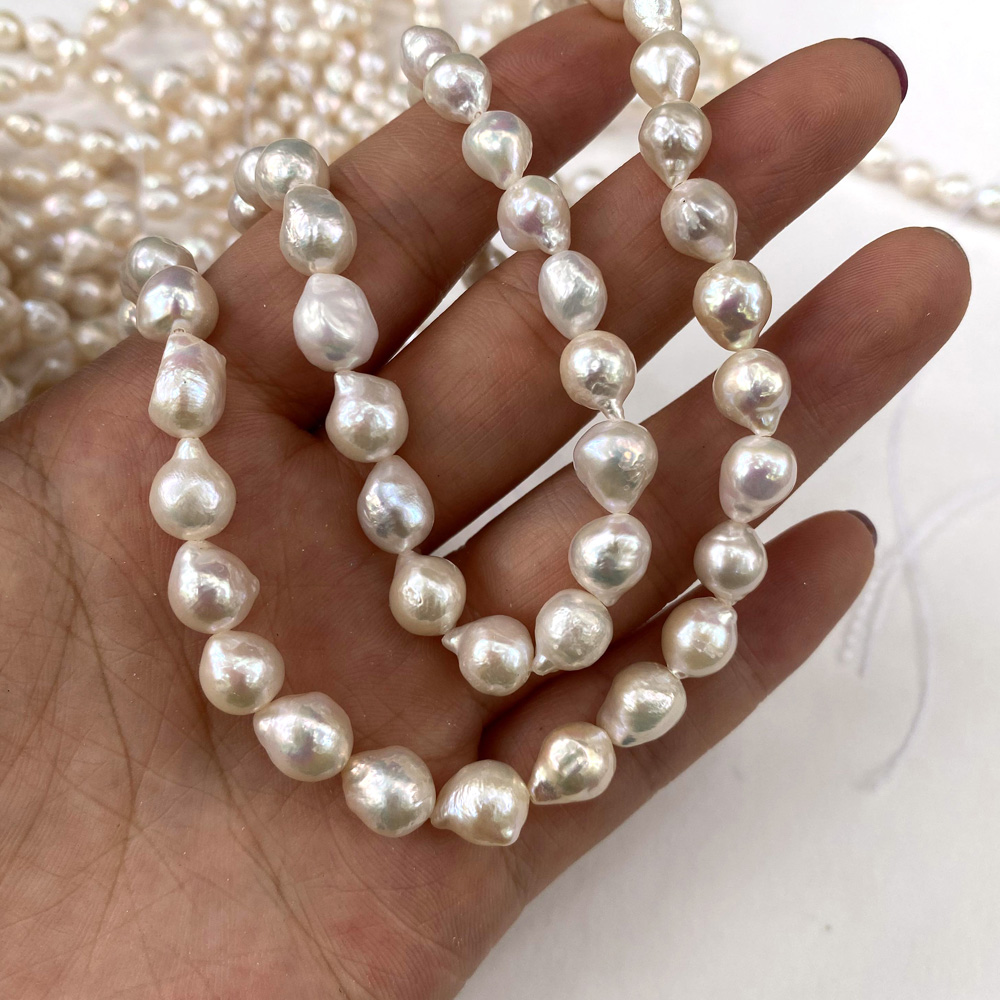 High Quality Charms Freshwater Pearl Beads Natural Baroque Pearls for Jewelry Making DIY Necklace Bracelet Accessories 8-9mm