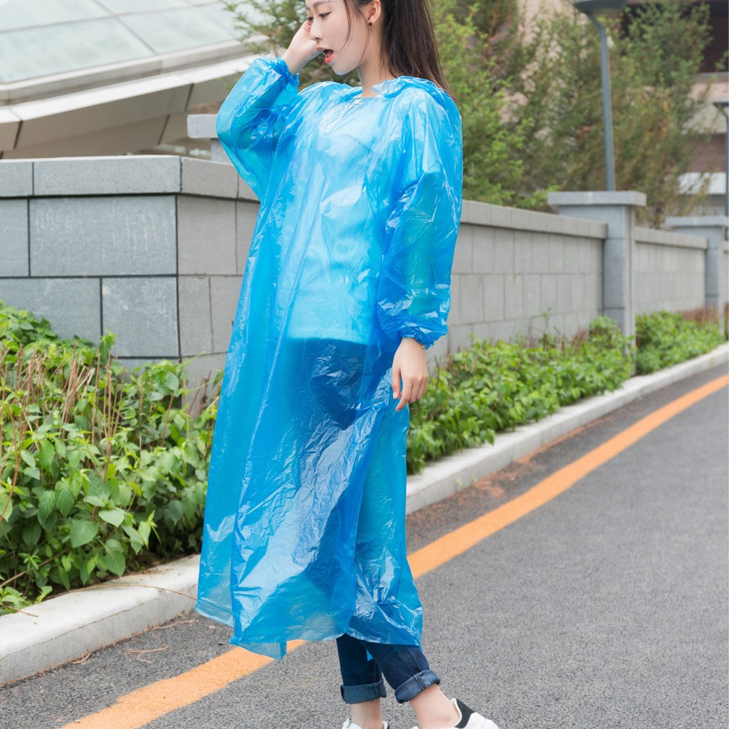 Fashion Women Man Raincoat Disposable Adult Emergency Waterproof Rain Coat Hiking Camping Hood Rainwear Suit Dropshipping M140#