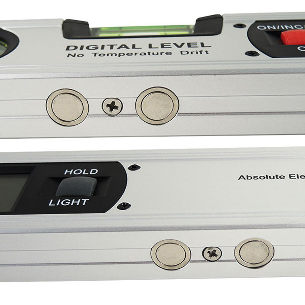 Digital Angle Finder Spirit Level 360 Degrees Range Angle Finder Spirit Level Upright with Magnets Inclinometer