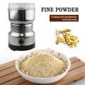 220V Household Stainless Steel Grinder Coffee Bean Grinder Easy To Clean Kitchen Tools Four Specifications Converter