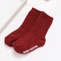 Solid Color Thicken Baby Childrens Boys Girls Cotton Socks Soft Newborn Toddler Infant Kids Non Slip Fashion Autumn Winter Socks