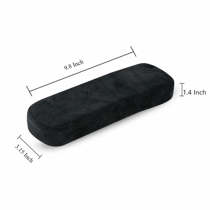2Pcs Chair Armrest Pad Memory Foam Comfy Office Chair Arm Rest Cover for Elbows