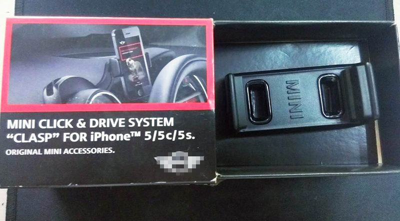 Auto parts Fashion OEM Style UV Protected MINI Click&Drive System MINI Cooper F54 Clubman iPhone 5/5C/5S(2PCS/SET)