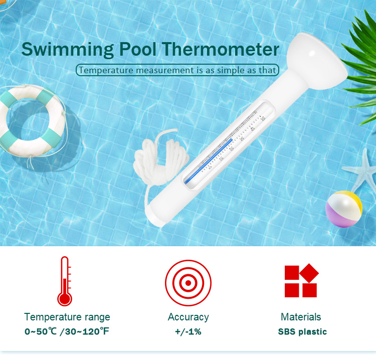 LBT-9 Floating Swimming String Read Display Pool Water Thermometer Large Size