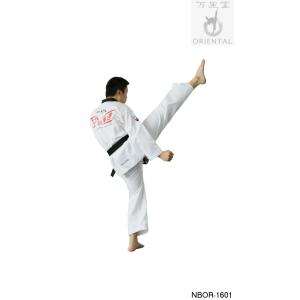 Kids taekwondo Uniform v-neck color collar