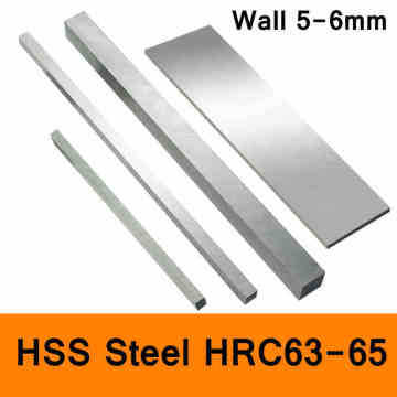 HSS Steel Plate HRC63 to HRC65 High-strength Steel Sheet Turning Tool High Speed Steel HSS Pad Sheet DIY material Wall 5mm 6mm