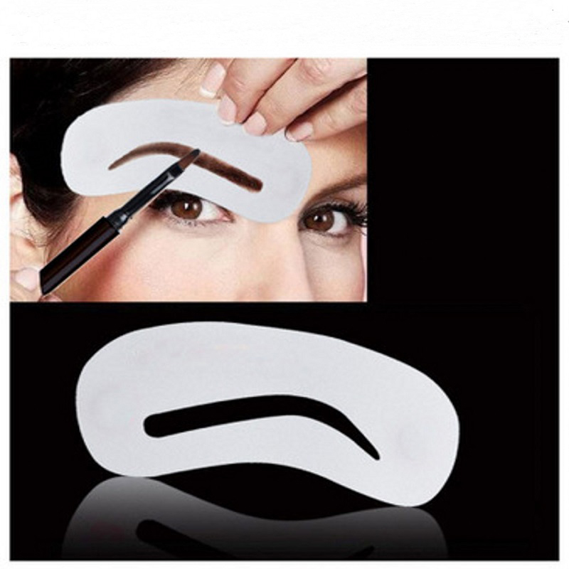 3pcs/set Waterproof Eyebrow Mold Makeup Tool With Mold Cosmetic Modeling Makeup Tool Drawing Card