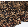 Luxury Silk Scarf Fashion Foulard Satin Shawl Scarfs Leopard 90*90cm Square Silk Head Scarves Women Bandana