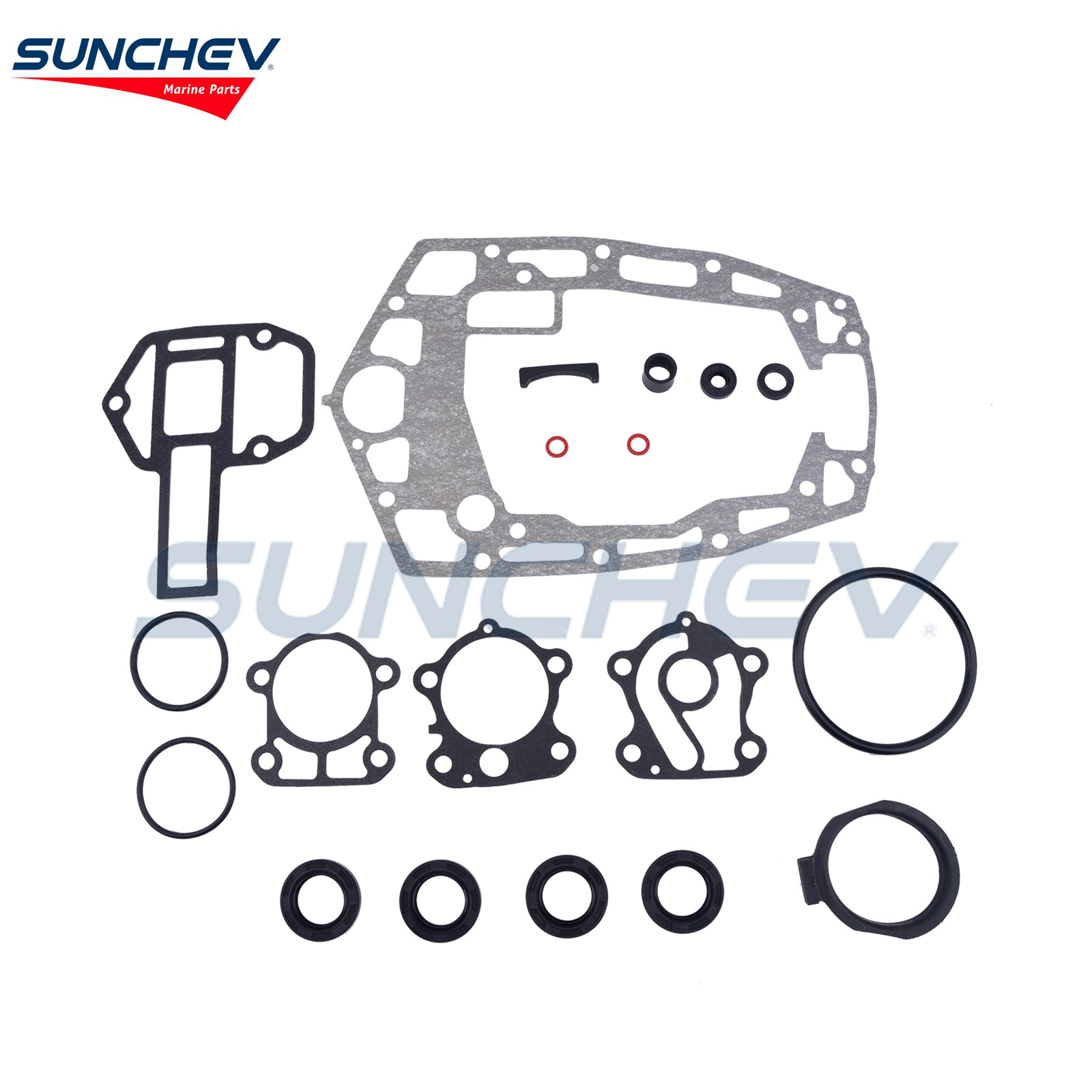 688-W0001-21 Lower Unit Gasket Kit For Yamaha 75--90hp