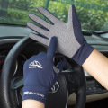 Elastic Summer Gloves Men Touch Screen Anti-slip Anti-UV Riding Fishing Breathable Gloves Sun-proof Ice Silk Cool Thin Gloves