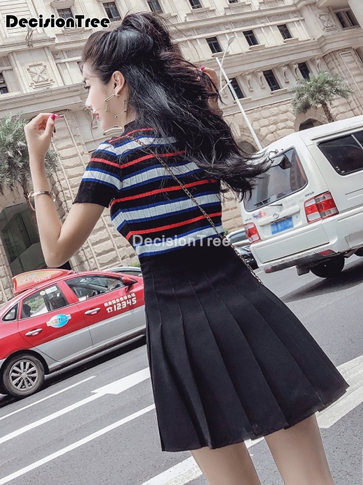 2021 short sleeves school uniform girl sailor dress plaid skirt uniformes japonais korean costumes for girl role-play costumes