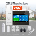 Tuya Smart Home Security Kit WiFi GSM Home Security Alarm System burglar Kit Infrared PIR detection SOS Tuya APP Control Notice