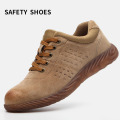 Labor Insurance Shoes Men Steel Head Anti-smash Stab-resistant Anti-slip Electric Welder Beef Tendon Jelly Bottom Work Shoes 201