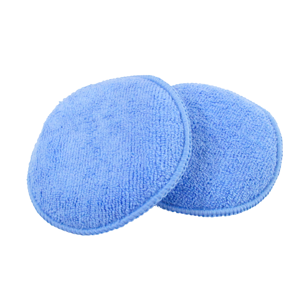 10pcs Car Waxing Polish Soft Microfiber Foam Sponge Applicator Cleaning Detailing Pads 5"