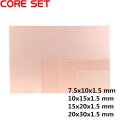 1pcs Copper Cu Clad Laminate Double Side Plate CCL 10x15 15x20 20x30 1.5mm FR4 Universal Board Practice PCB