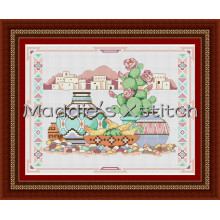 JW106 Cross Stitch Kit Cross stich Kits Homfun Craft Cross Stich Painting Joy Sunday Christmas Decorations For Home Homefun