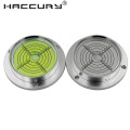 HACCURY Disc level Measuring Instrument Universal level bubble High precision horizontal bubble Green White Color Size 90*71*20