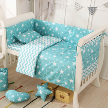 2020 Cotton Baby Bedding Sets Animal Deer Newborn Bumpers Soft Breathable Liner High Quality Sheet Pillow Storage Bag Unisex