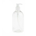 5Pcs 500ml Transparent Liquid Soap Shampoo Lotion Shower Gel Empty Pump Bottles Leakage-proof Refillable bottles