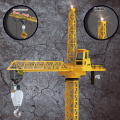 RC Tower Crane 6CH 128CM 680°Rotation Lift Model 2.4G Remote Control Construction Crane Toy With Light & Sound For Kids Gift