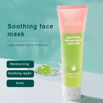 Aloe Vera Gel Soothing Moisturizing Natural Plants Base Primer Acne Treatment Skin Repair Skin Care Face Cream Makeup 60ml TSLM1