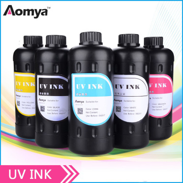 5 Bottles 500ml Universal Led Uv Ink / UV LED Ink Compatible For Epson UV flatbed Printer/ 3D UV Printer Printing Ink