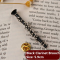Black Clarinet Broch