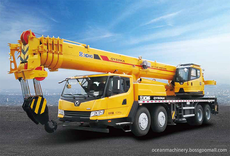 XCMG 50 ton QY50KA construction mobile truck crane