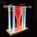 Acrylic Lectern Pulpito Modern AKLIKE Appearance And Commercial Furniture General Use  Plexiglass Podium For Church Pulpit 