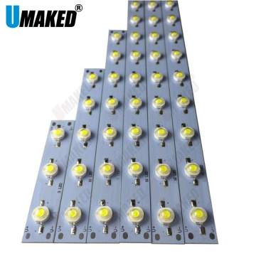 3-22W led PCB plate board welded epistar beads on, LED lighting source for tube light