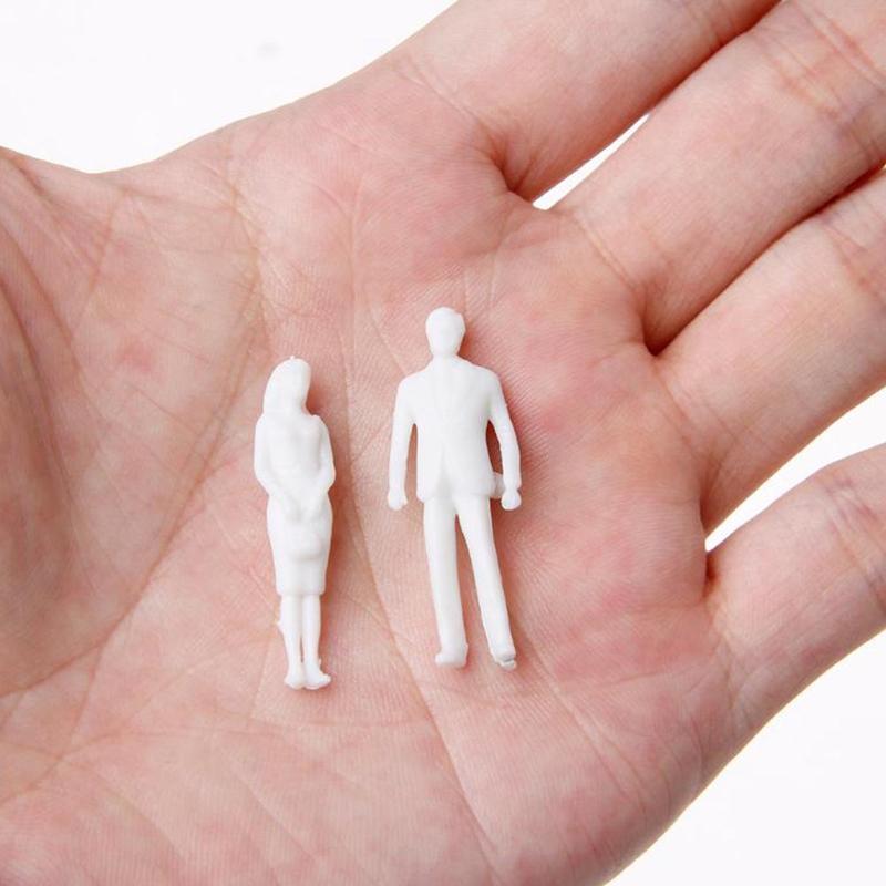 1:50 Scale Model Miniature White Figures Architecture Model Human Scale Peoples Building Sand Table Model