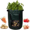 Potato Cultivation Moisturizing Bag With Side Windows Fill The With Soil Or Compost Kitchen Supplies