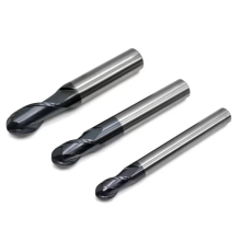 Flutes Diamond Coated Taper Neck Ball End Mills for Graphite