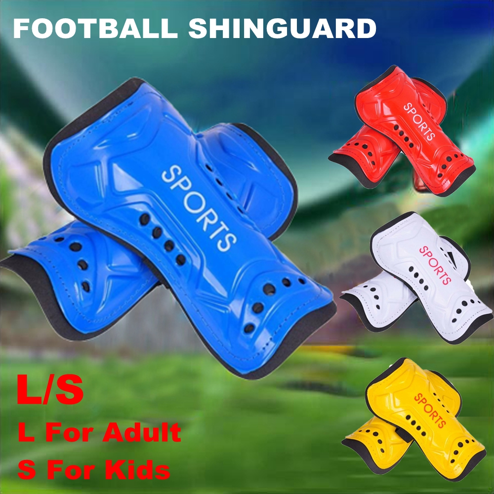 1 Pair Kids Adults Soccer Shin Pads Football Shin Guards Light Soft Foam Sports Leg Protector Knee Support Exercise Equipment