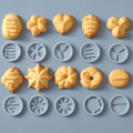 Cookie Press Kit Gun Machine Cookie Making Cake Decoration 10Press Molds & 8 Pastry Piping Nozzles Cookie Tool Biscuit Maker