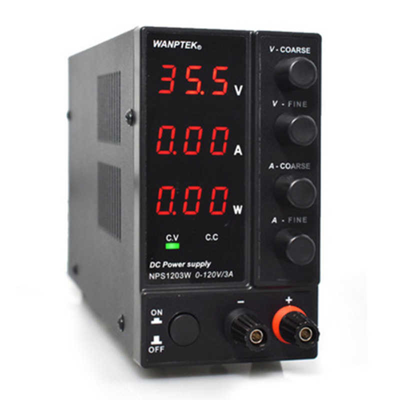 NPS605W DC regulated power supply Power Display Mini Adjustable Digital 0-60V 5A Laboratory Test Power Supply Window Display3/4