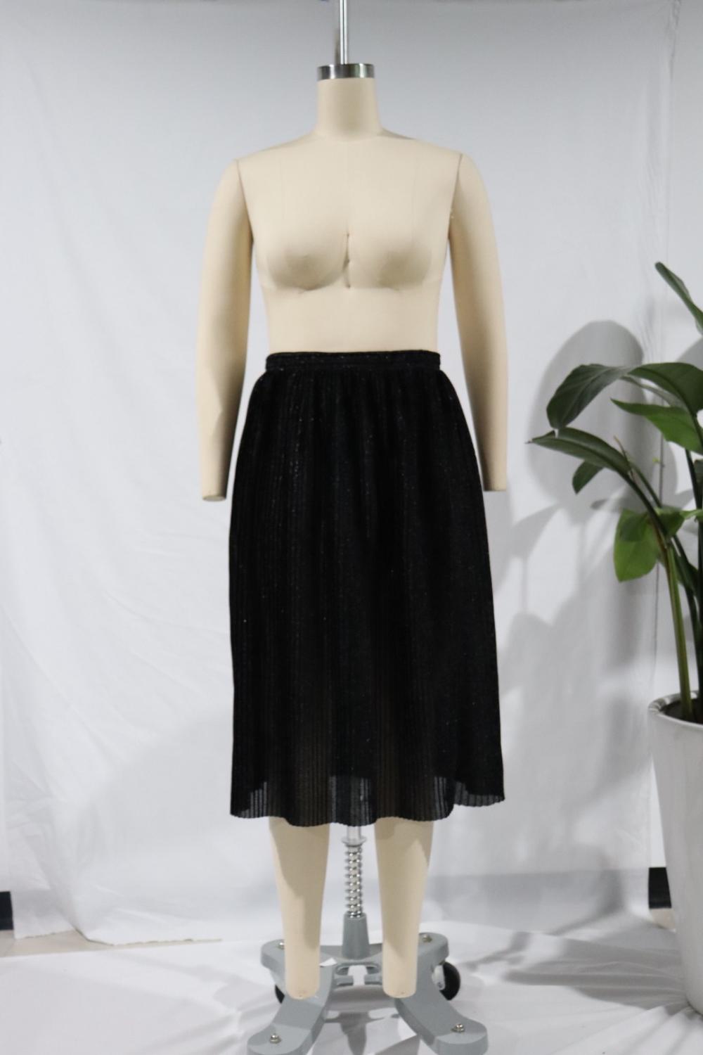 Latest Long Skirt Design Polyester A-Line Petticoat Skirt