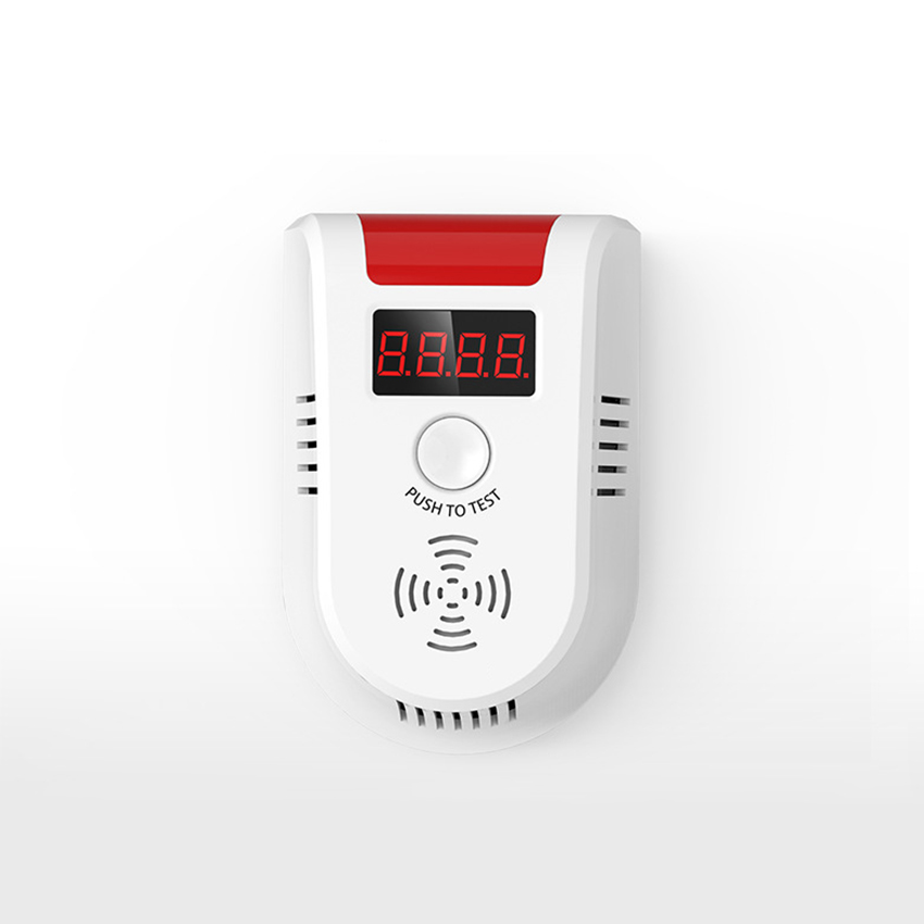 Digital Gas Detector, Home Gas Alarm Detector, High Sensitivity LPG LNG Coal Natural Gas Leak Detection, Alarm Monitor Sensor