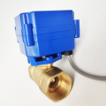 3/4" Brass electric actuated valve , DC12V morotized valve 5 wire (CR05) control, DN20 Electric valve with position feedback