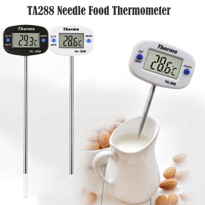 Digital Kitchen Thermometer Probe Meat Thermometer Cooking Food Meat BBQ Probe Temperature Meter