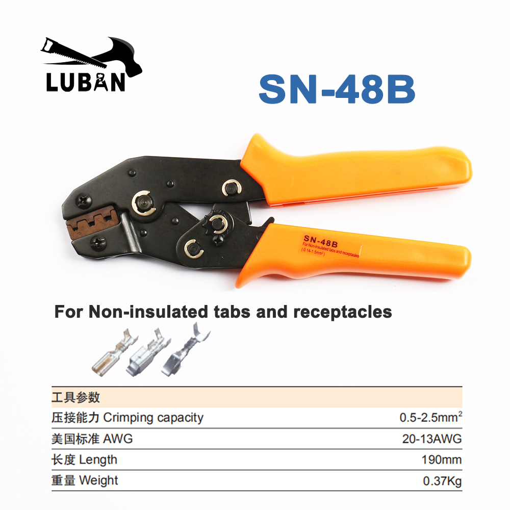 LUBAN SN MINI EUROP STYLE crimping tool crimping plier 0.5-6mm2 multi tool tools hands for RV SV terminal connector